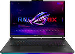 Asus ROG Strix SCAR 18 G834JZR-N6036W 18" 240Hz (i9-14900HX/32GB/1TB SSD/GeForce RTX 4080/W11 Acasă) (Tastatură US)