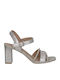 Leather Sandals Silver