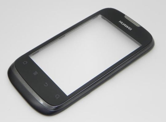 Huawei U8650 - Touchscreen + Frontabdeckung Logo Edition (schwarz) Original