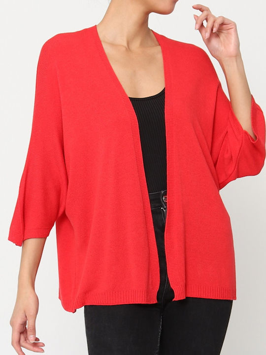 Cuca Women's Knitted Cardigan Red