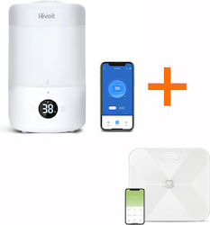 Levoit Dual 200S Υγραντήρας Υπερήχων WiFi, 27㎡ Και Etekcity ESF17 Smart Fitness Ζυγαριά Με Λιπομετρητή & Bluetooth Σε Λευκό Χρώμα