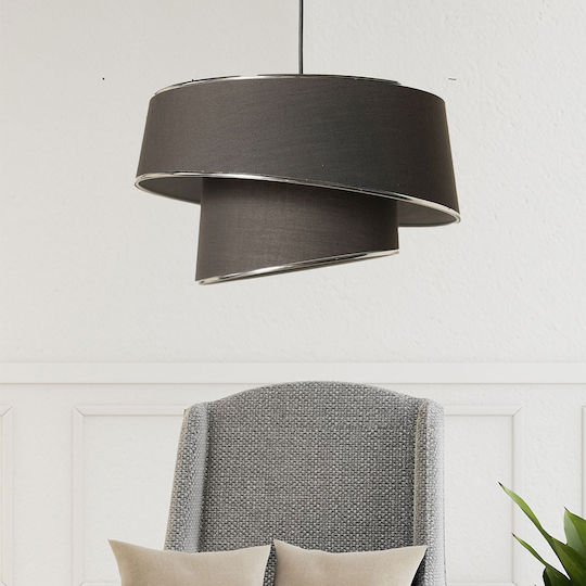 HomeMarkt Barette Verstellbar Hängelampe Gray mit Fassung E27 32cm.