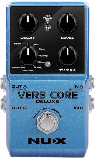 NUX Verb Core Deluxe MKII Pedale Fußschalter Nachhall E-Gitarre