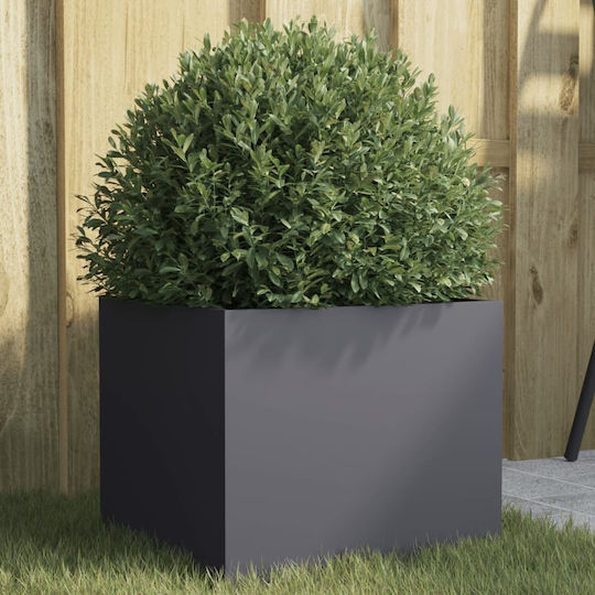 vidaXL Planter Box Plastic Charcoal 32x29x30cm.