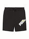 Sportliche Kinder-Shorts/Bermudas Power Graphic Schwarz