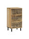 Drawers Storage Made of Metal & Wood L40xW33xH75cm