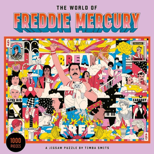 The World Of Freddie Mercury A Jigsaw Puzzle Timba Smits 1026