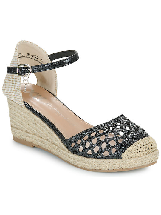 Xti Women's Platform Espadrilles Black