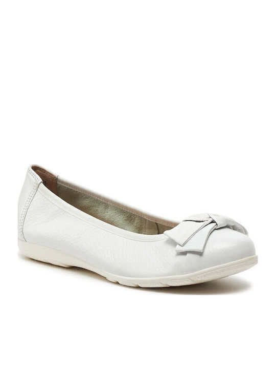 Damen Ballerinas in Weiß Farbe