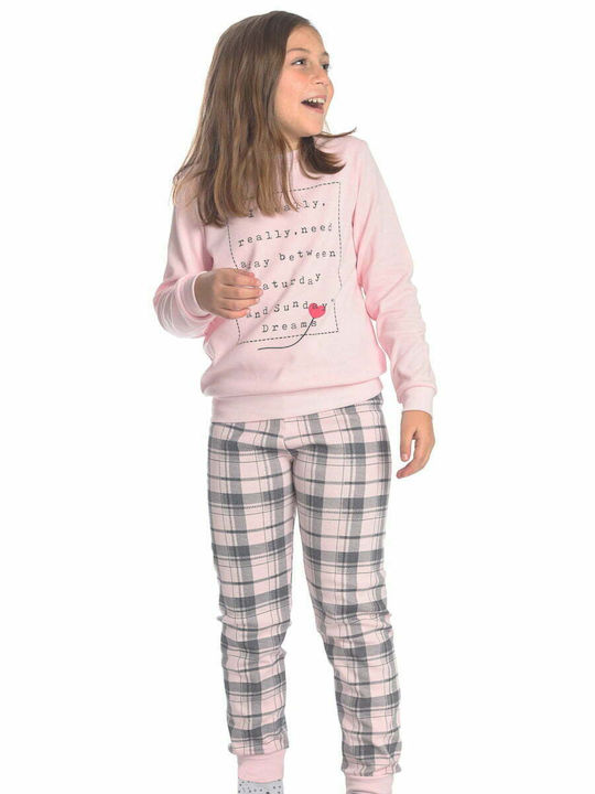 Dreams Kids Pyjamas Cotton Pink