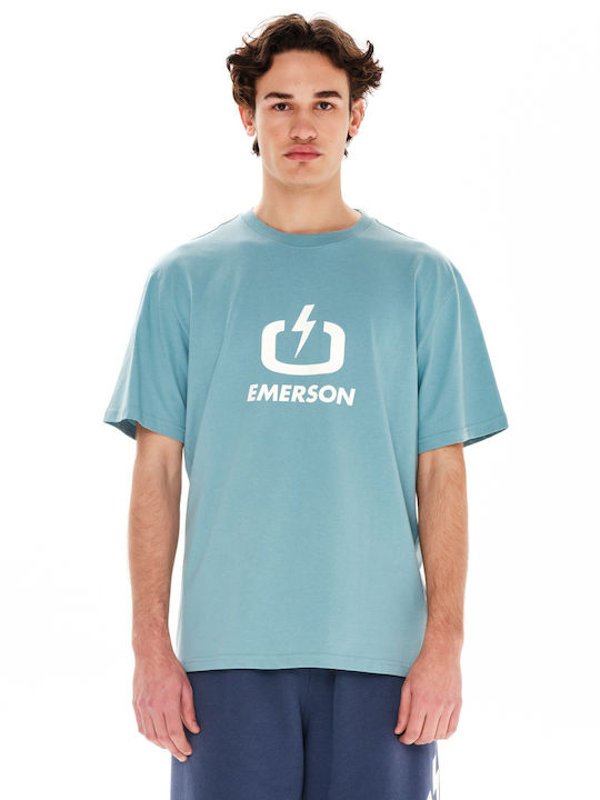 Emerson Herren T-Shirt Kurzarm Blau