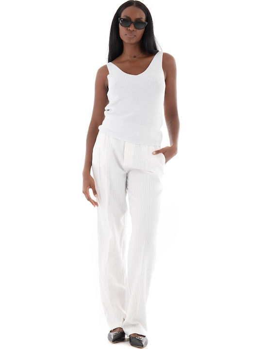 Vero Moda Snow Women's Blouse Sleeveless with V...