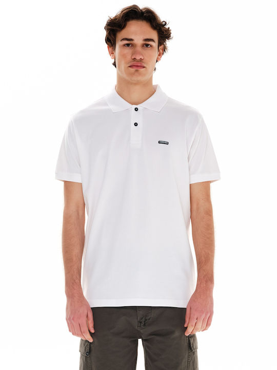 Polo Bluza Tricou Cu Mânecă Scurtă Albă