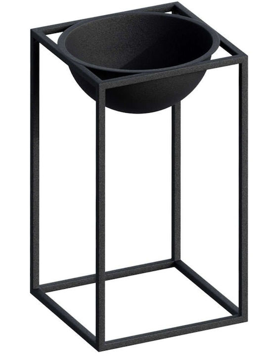 Aberto Design Pot Black 17x17x40cm