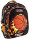 Must Team School Bag Backpack Junior High-High School Orange with Water Bottle Holder 25Liters
