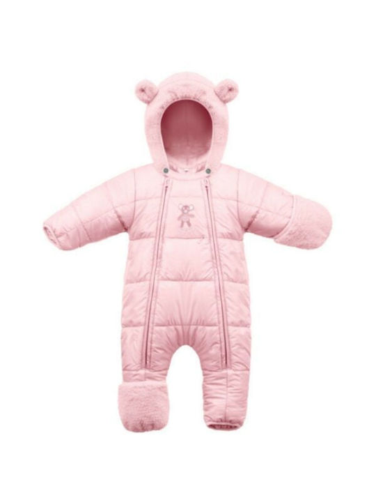 Poivre Blanc Set Baby Strampler mit Hose Pink