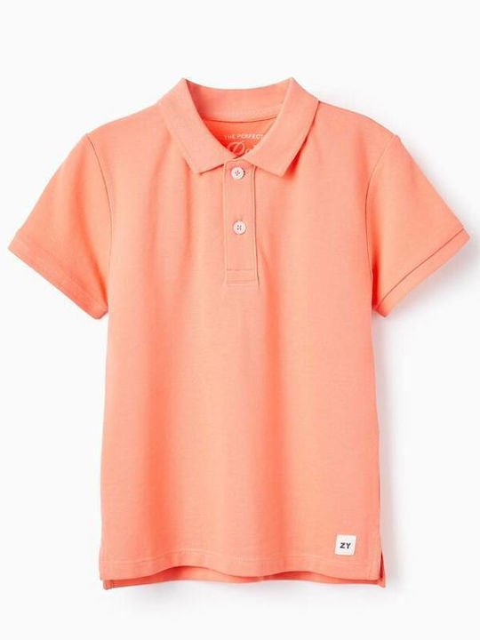 Zippy Kids' Polo Short Sleeve Orange