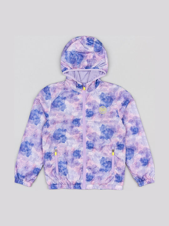 Kids' Casual Jacket Windproof with Hood Lila