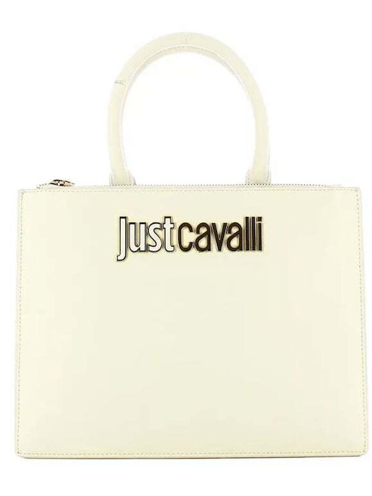 Just Cavalli Damen Tasche Hand Ecru