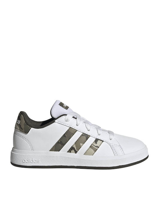 adidas Grand Court 2.0 K Παιδικά Sneakers Λευκά