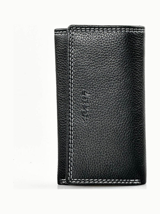 Lavor Leather Key Holder Unisex 1-7244 Black
