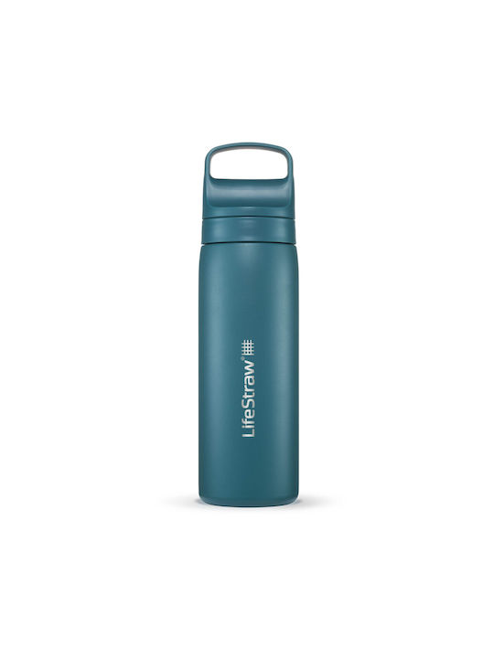 Lifestraw Sticla de apa Oțel inoxidabil cu Filtru 530ml Gri