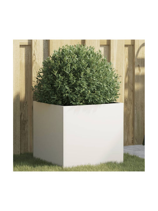 vidaXL Planter Box 42x40cm White 841549