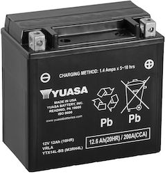 Ytx14l-bs Μπαταρία Μοτοσυκλέτας Yuasa Usa 12.6ah 200a Ytx14l-bs Μπαταρία Μοτοσυκλέτας Yuasa Usa 12.6ah 200a