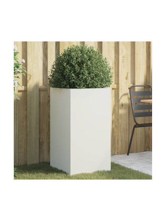 vidaXL Planter Box 42x38cm White 841578