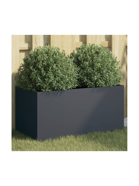 vidaXL Planter Box 62x30cm Charcoal 841591