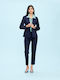 Passager Damen Mittellang Blazer blue