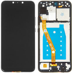 Οθόνη Plus 2018 με Πλαίσιο για Huawei P Smart+ (Μαύρο)