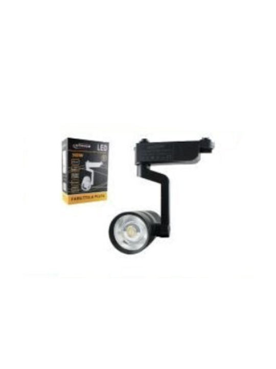 Universo Illuminazione Single LED Natural White Spot in Black Color
