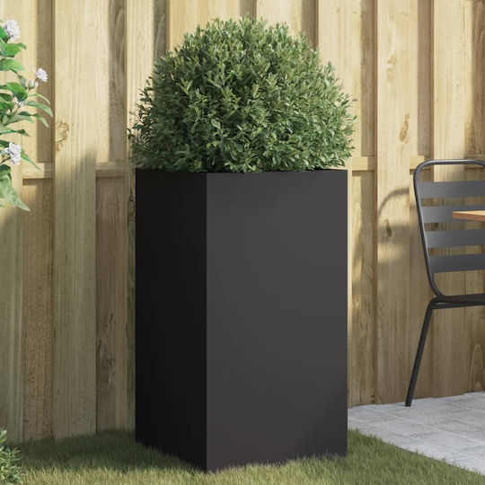 vidaXL Blumenkasten Kunststoff Black 42x75x38cm.