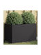 vidaXL Blumenkasten 62x40cm Black 841595