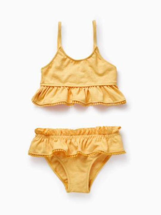 HappyNest Costum de baie pentru copii Bikini YELLOW