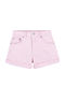 Pantaloni scurți Levis Twill Mini Mom Roll Manșetă scurtă 3ek167-agx Fata roz