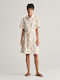 Summer Mini Shirt Dress Dress Ivoire