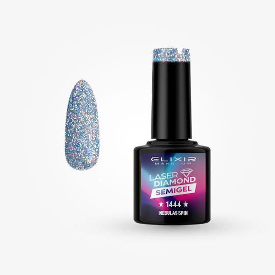 Elixir Laser Diamond Semi Ημιμόνιμο Βερνίκι Νυχιών 1444 8ml