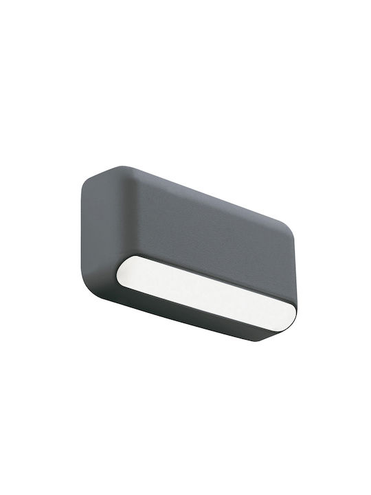 Viokef Seren Wall-Mounted Outdoor Spot LED IP65 3W with Warm White Light Double Beam 15.5x7.5x7.5cm