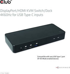 Club3D KVM & Data Switch CSV-1585 Club3D KVM & Data Switch CSV-1585
