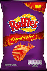 Kυμματιστά Πατατάκια Flaming Hot Ruffles (90g)