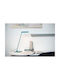 Lucide Lightning Metall Tischlampe LED mit Türkis Schirm und Basis