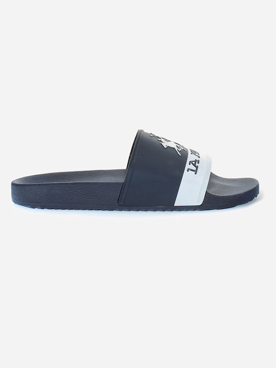 La Martina Men's Slides Blue