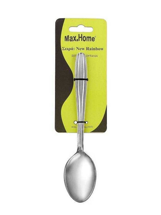 Max Home Set Linguri Desert Înghețată Oțel Inoxidabil Argintii 3 Bucăți