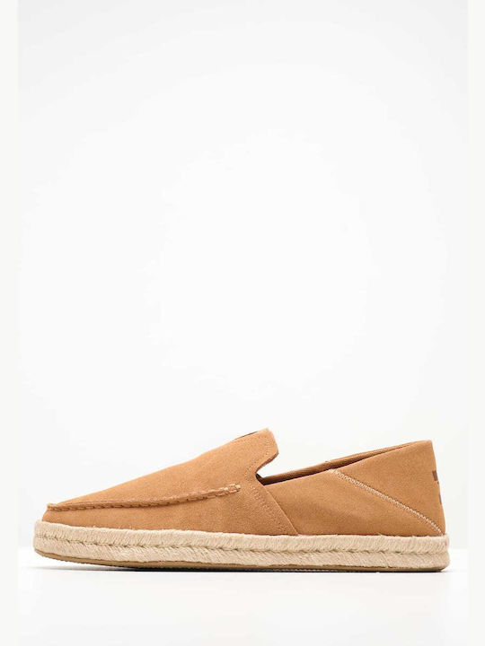 Toms Lederne Herren Espadrilles Taba