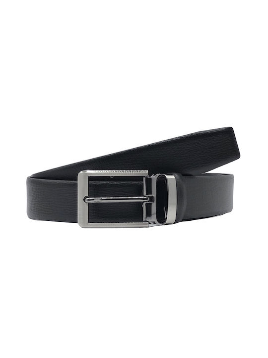 Plb Men's Leather Belt Black