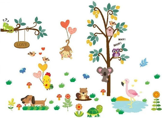Autocolant Decorativ pentru Copii Perete 103x74buc