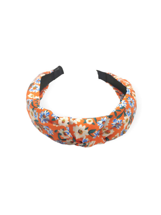 Touch Orange Kids Headband with Flower