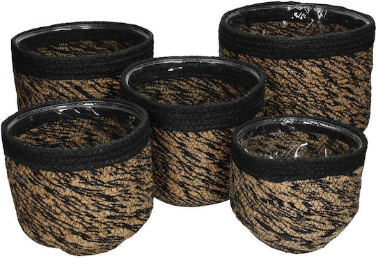 ArteLibre Plant Pot Fabric Black